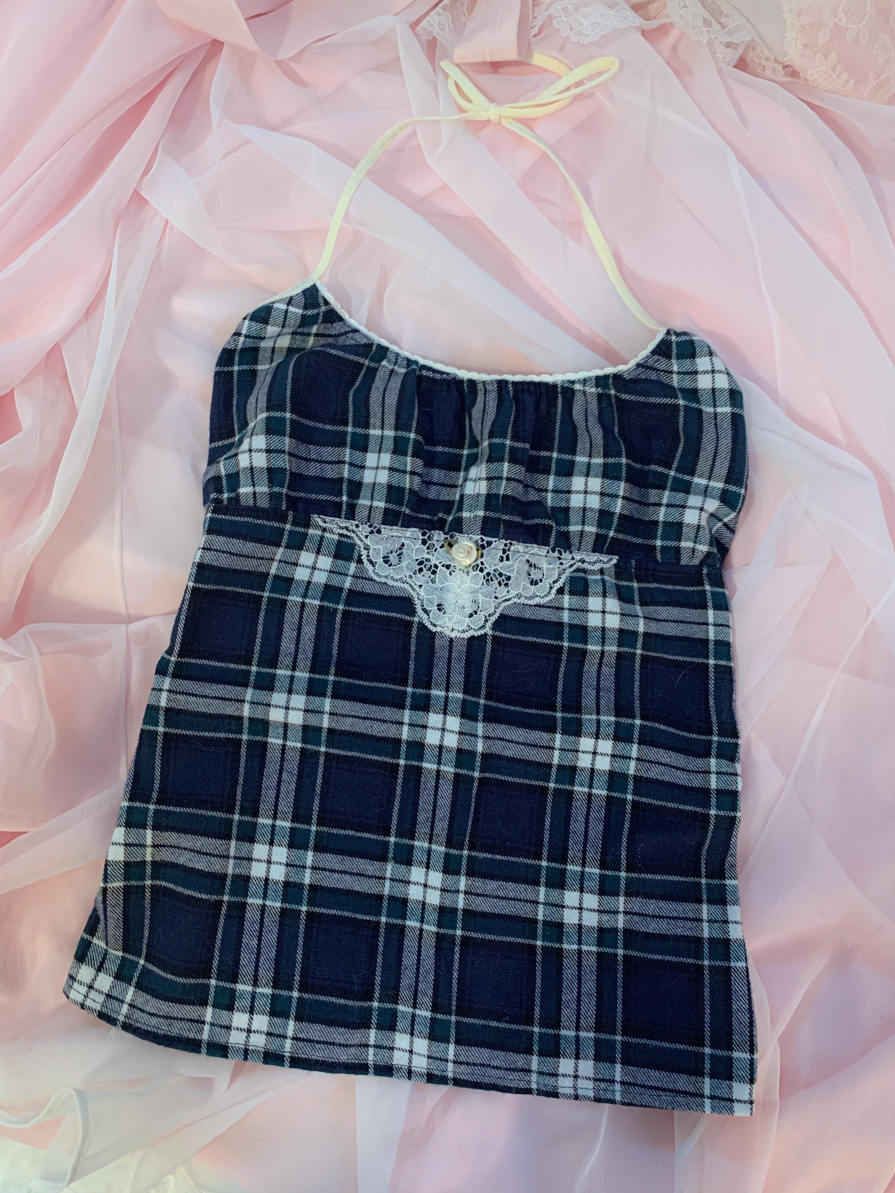 Plaid cami