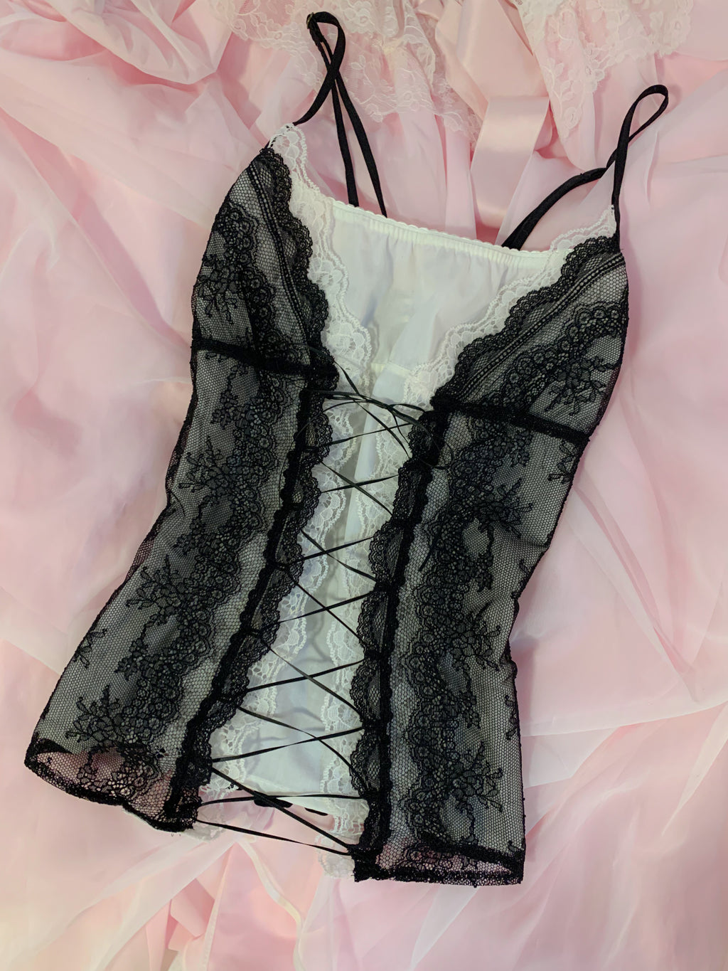 Lace up top