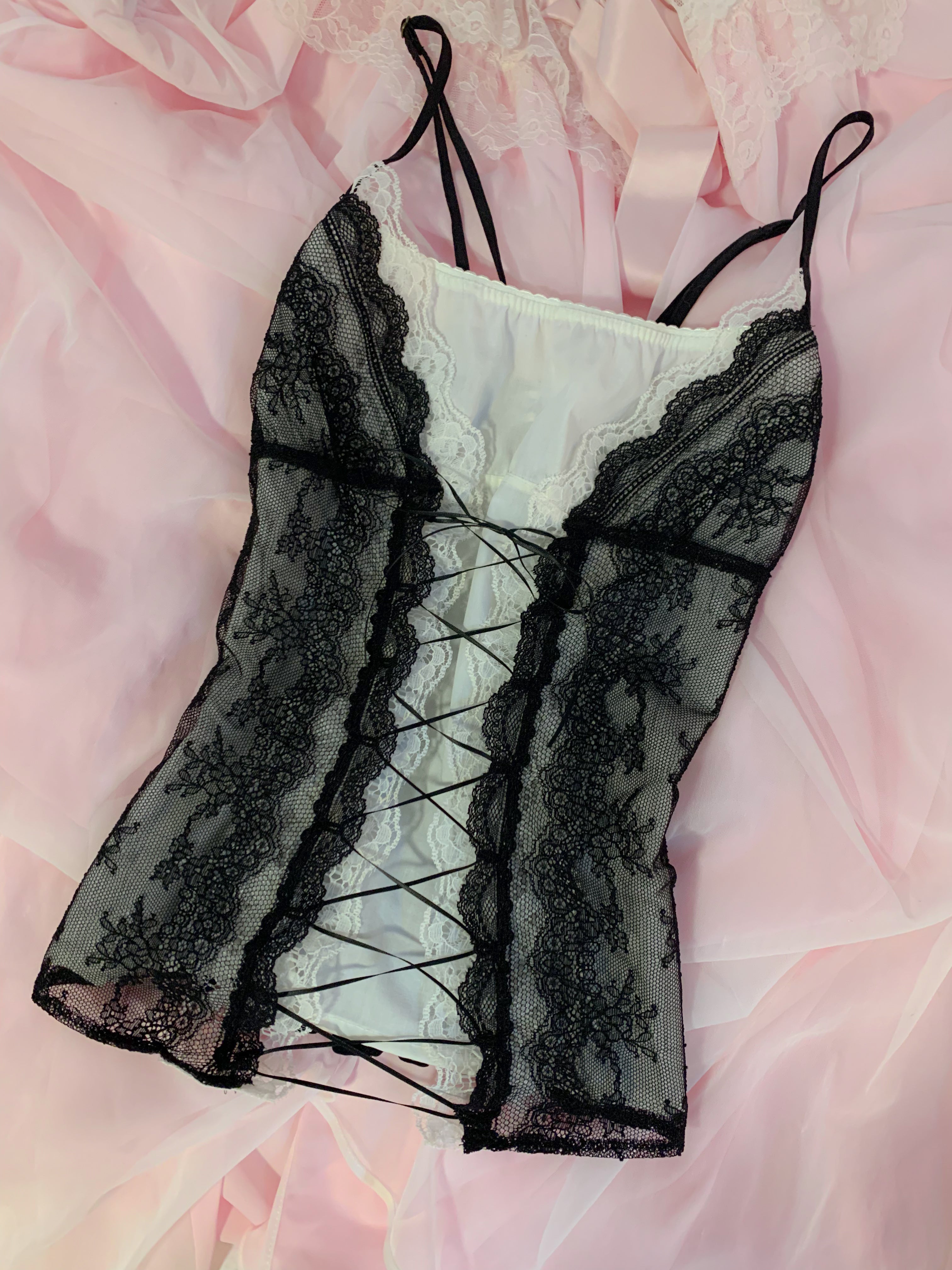 Lace up top