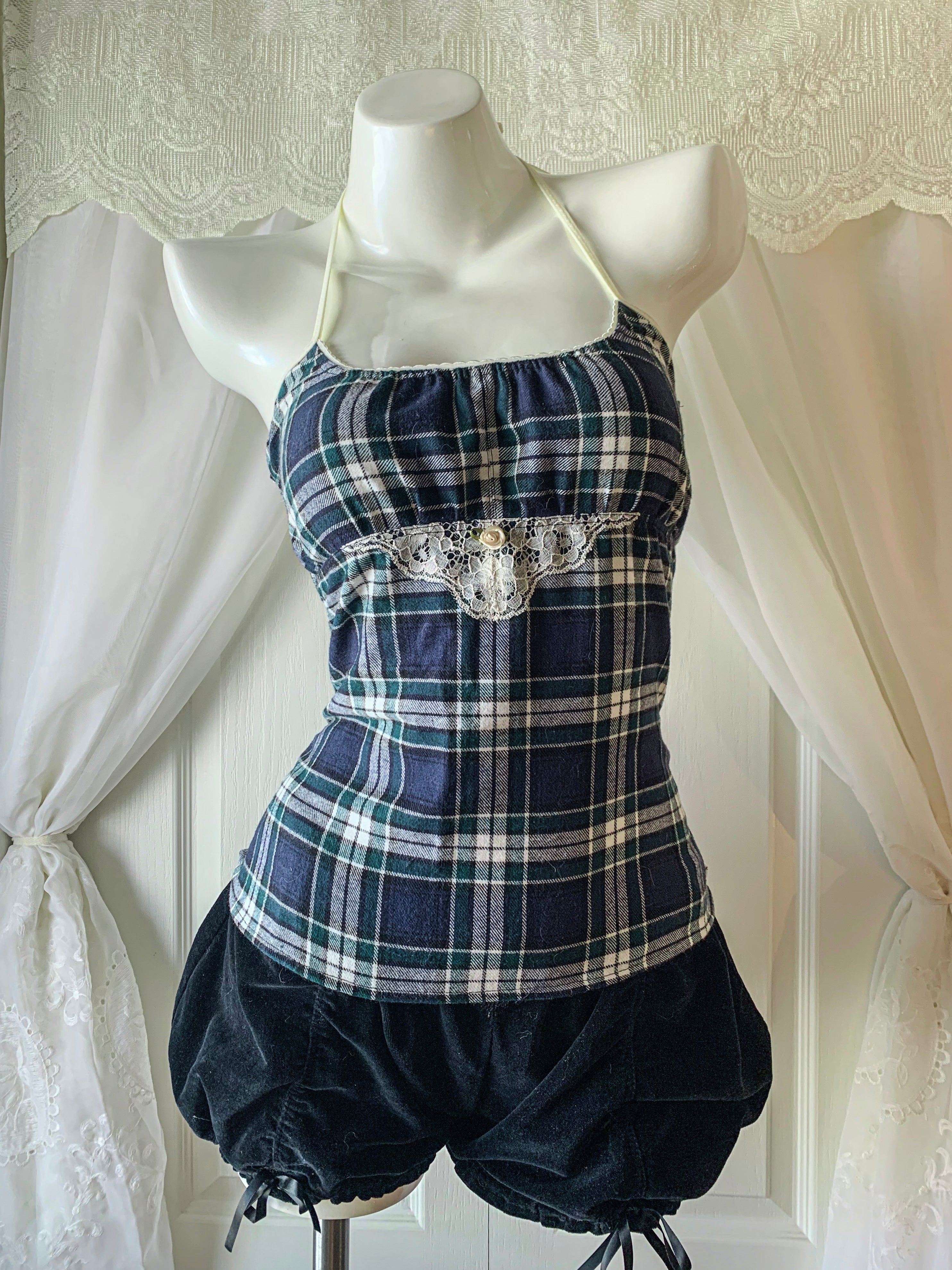Plaid cami