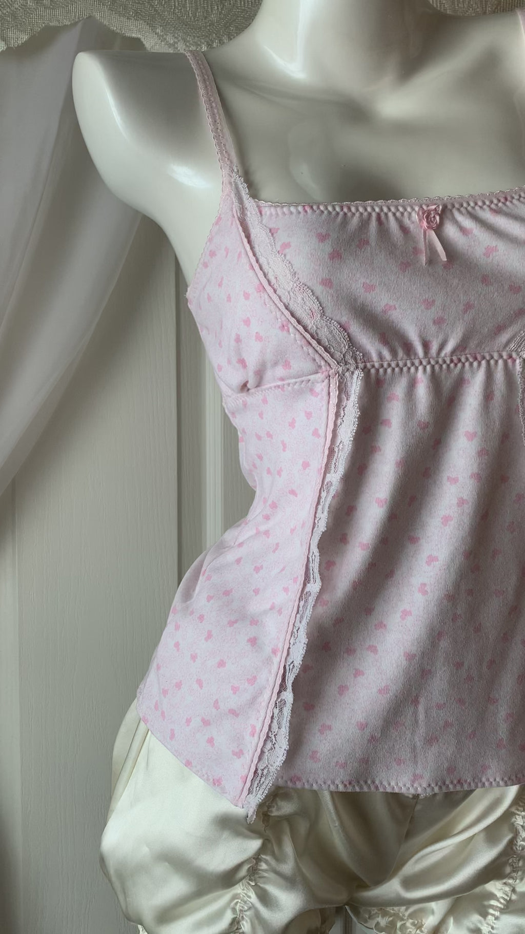 Babydoll pink top