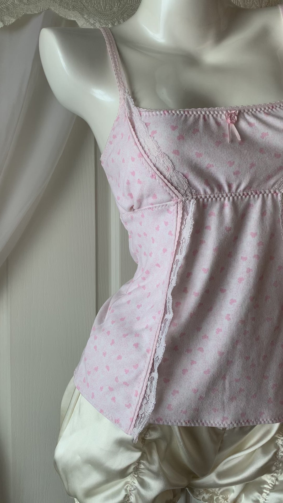 Babydoll pink top