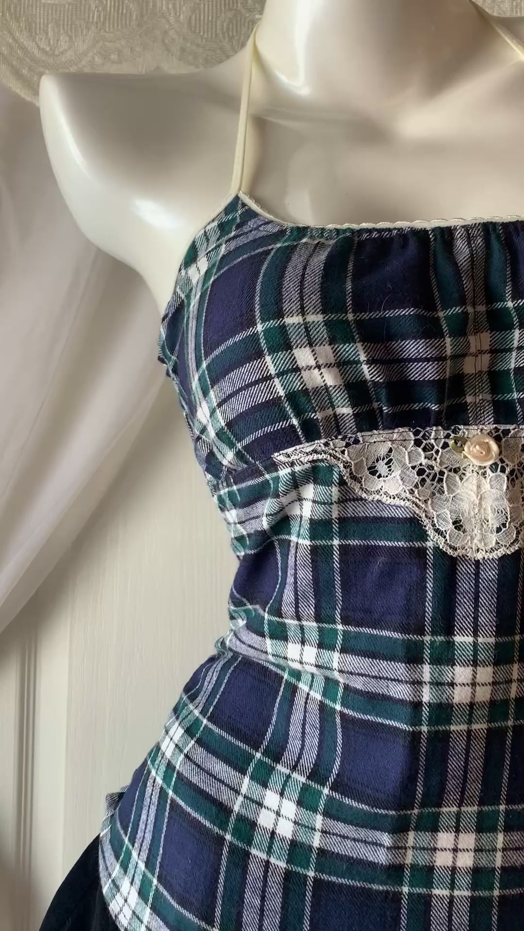 Plaid cami